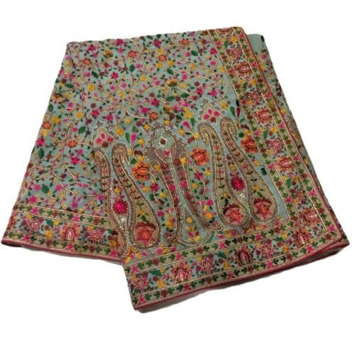 Sage Green Designer Silk Saree