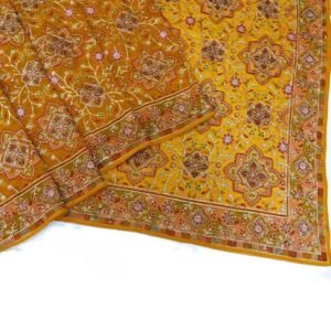 Mustard Designer Saree