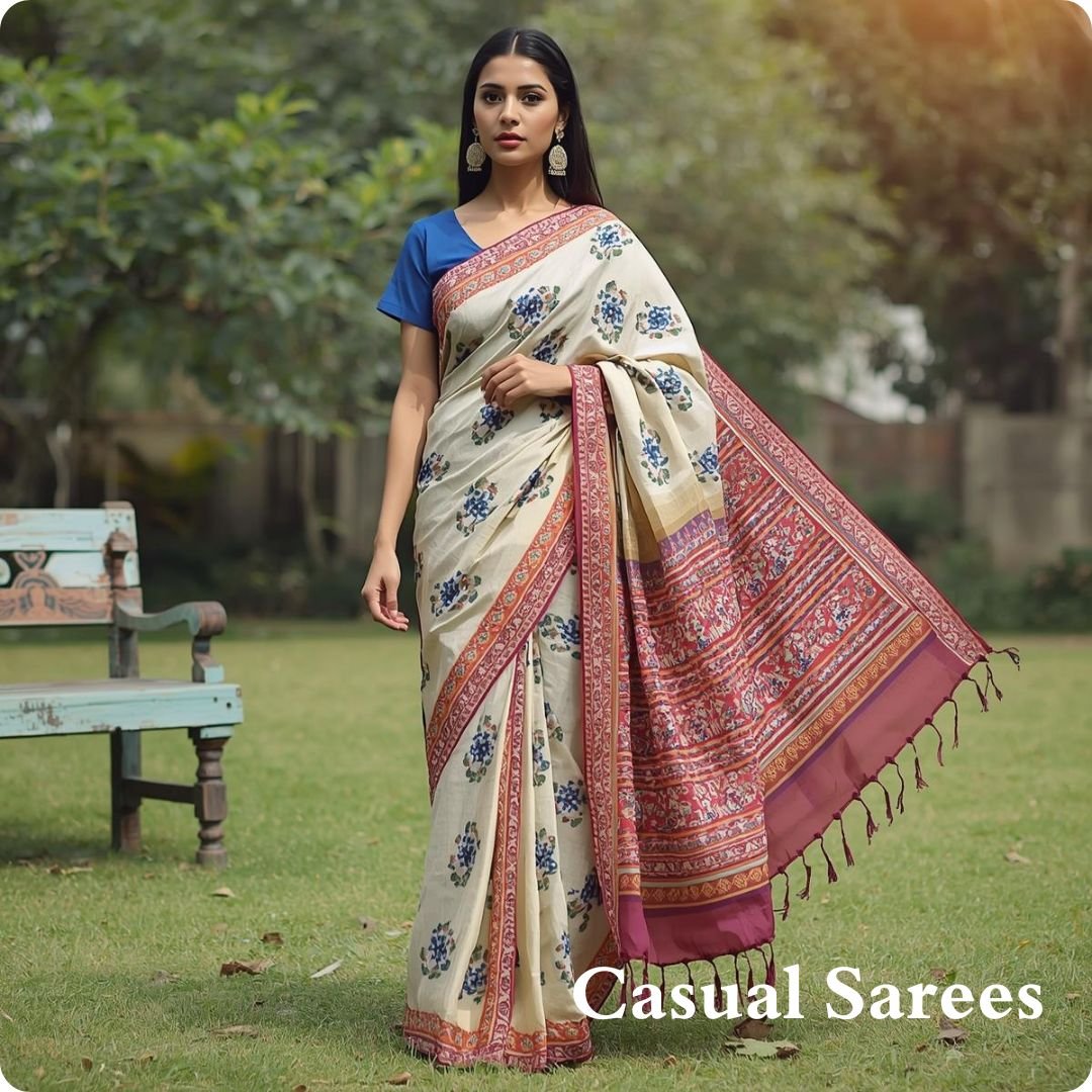 casual sarees