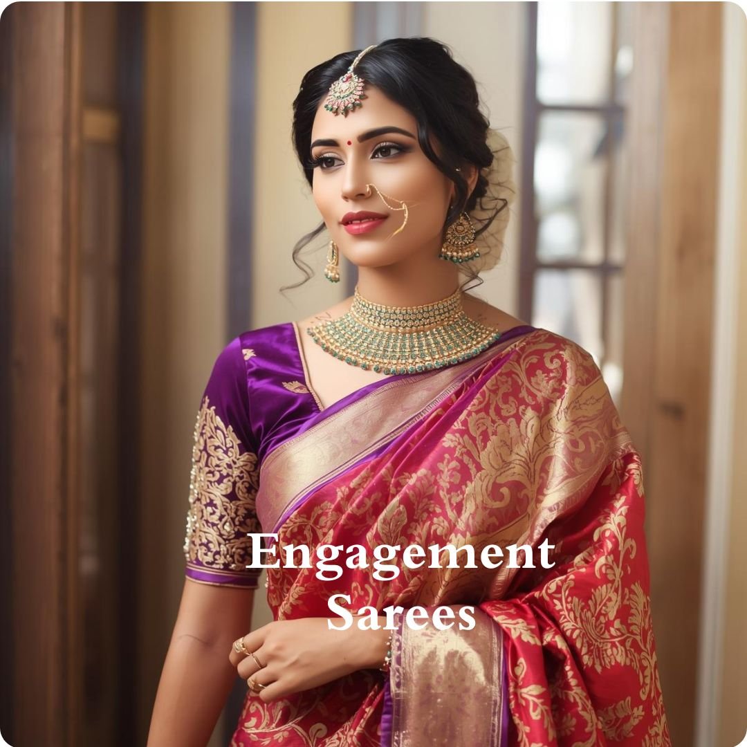 engagement sarees