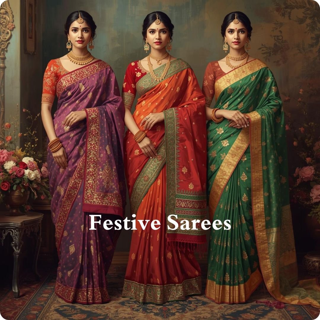 Festival wear sarees