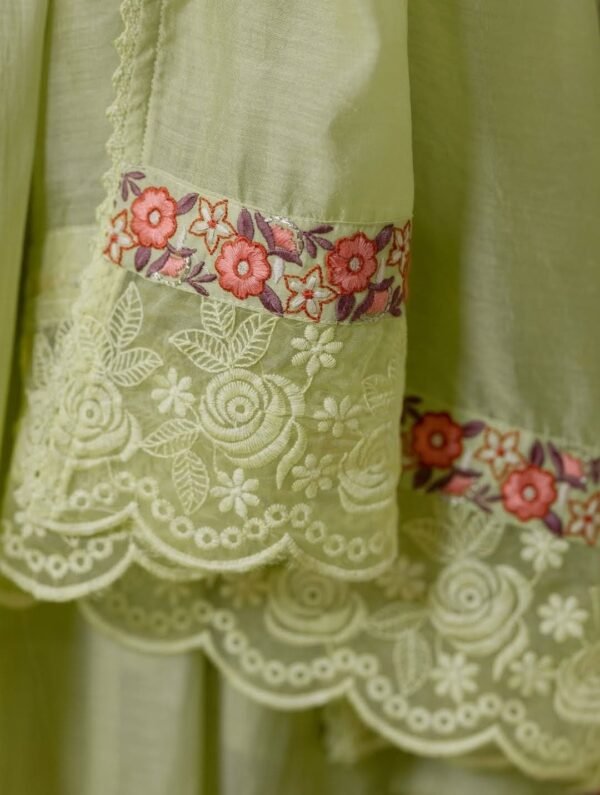 Pista Green Stitched Suit