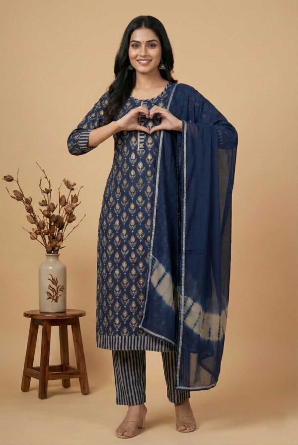 Blue Unstitched Suit