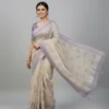 BS001897-2(4) Lavender Tusser Silk Saree