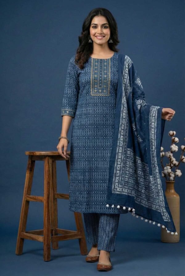 Indigo Unstitched Suit