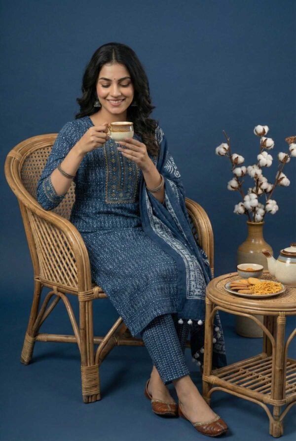 Indigo Unstitched Suit