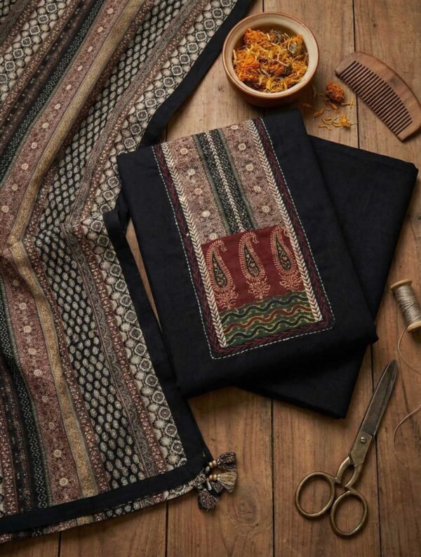 Black Unstitched Suit