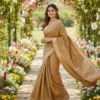 Mustard Kanjivaram Silk Saree