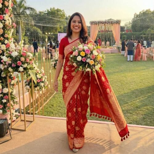 Red Silk Saree