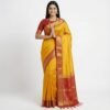 Yellow Silk Saree