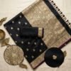 Black Banarasi Silk Saree