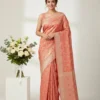 Gajri Silk Saree Gajri Banarasi Silk Saree