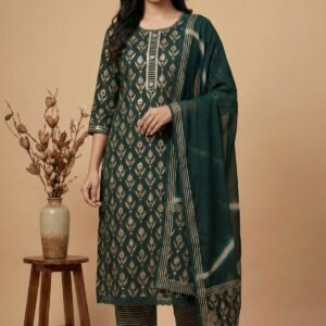 Green Unstitched Suit