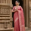 Pink Kanjivaram Silk Saree