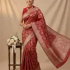 Red Banarasi Silk Saree