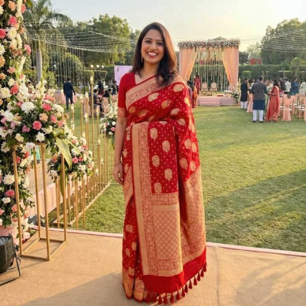 Red Silk Saree