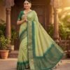 Sea Green Dola Silk Saree Sea Green Dola Silk Saree