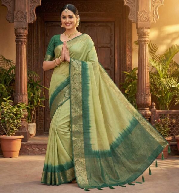 Sea Green Dola Silk Saree Sea Green Dola Silk Saree