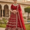 Red Bridal Lehenga