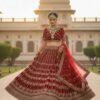 Red Bridal Lehenga
