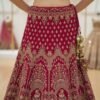 Maroon Bridal Lehenga