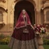Dark Coke Bridal Lehenga