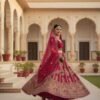 Magenta Bridal Lehenga