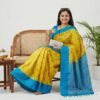Yellow Kanjivaram Pure Silk Saree