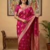 Pink Dola Silk Saree