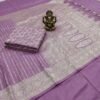 Light Purple Georgette Saree