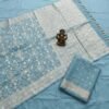 BS002349-1(2) Sky Blue Georgette Saree