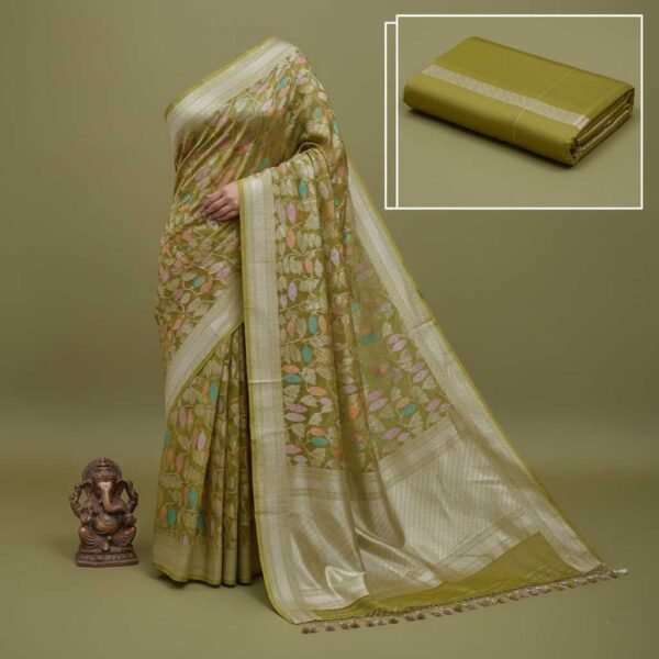 BS002350-3(2) Mustard Georgette Saree