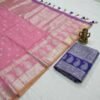 BS002351-4(3) Gajri Blue Banarasi Pure Silk Saree