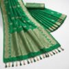 Green Boota Banarasi Pure Silk Saree