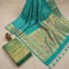 Firozi Booty Banarasi Pure Silk Saree