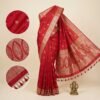 Red Banarasi Pure Silk Saree
