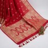 Red Banarasi Pure Silk Saree