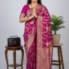 BS002370-4(1) Rani Banarasi Pure Silk Saree