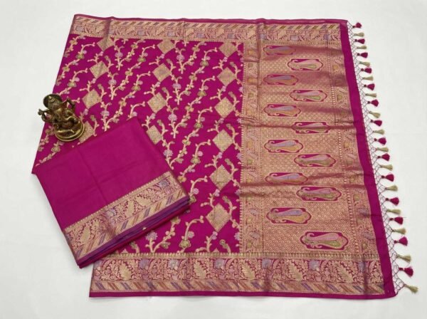 BS002370-4(2) Rani Banarasi Pure Silk Saree