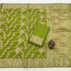 Light Green Banarasi Pure Silk Saree