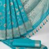 Firozi Banarasi Pure Silk Saree