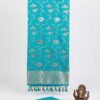 Firozi Banarasi Pure Silk Saree