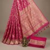BS002374-2(2) Pastel Pink Banarasi Silk Saree