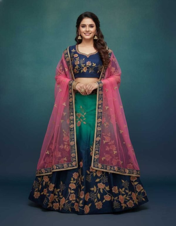 Ombre Shade Lehenga