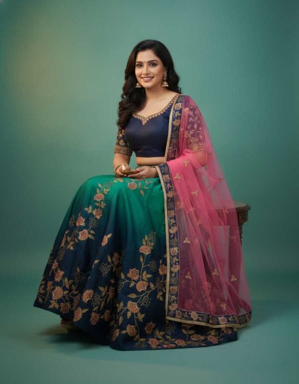 Ombre Shade Lehenga