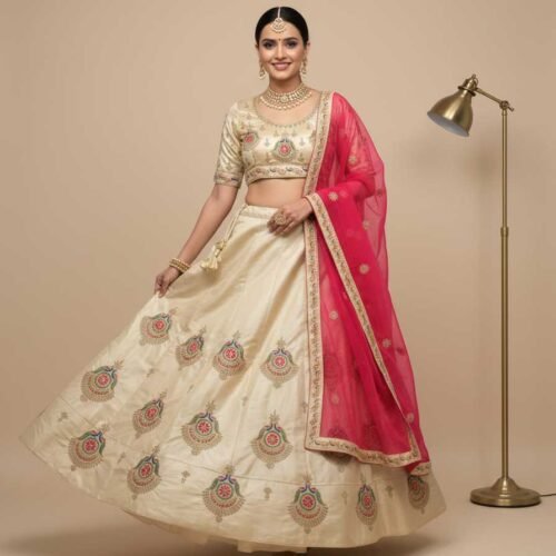 Off White Lehenga