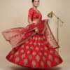 Red Festive Lehenga