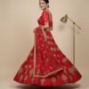 Red Festive Lehenga