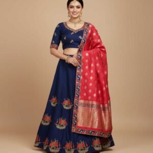 Blue Festive Lehenga
