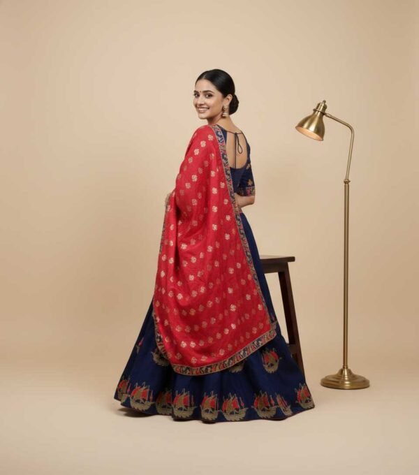 Blue Festive Lehenga